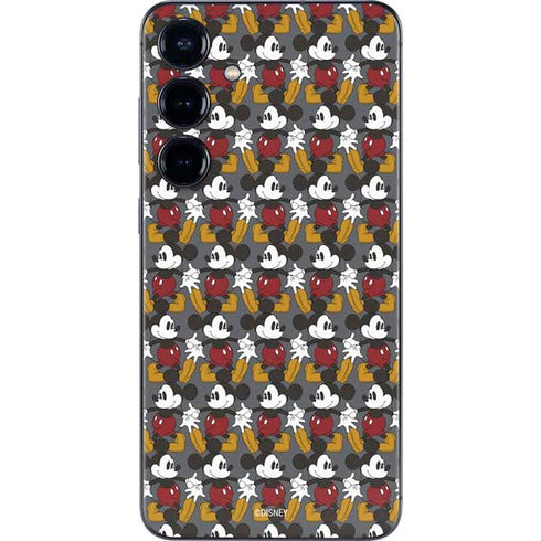 Disney Mickey Mouse Vintage Pattern Galaxy S25 Skin